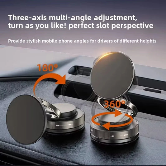 Premium Magnetic Phone Holder for car, 360° Rotatable, Foldable & Adjustable Magnetic Car Mount, , Compatible with iPhone & Other Phones