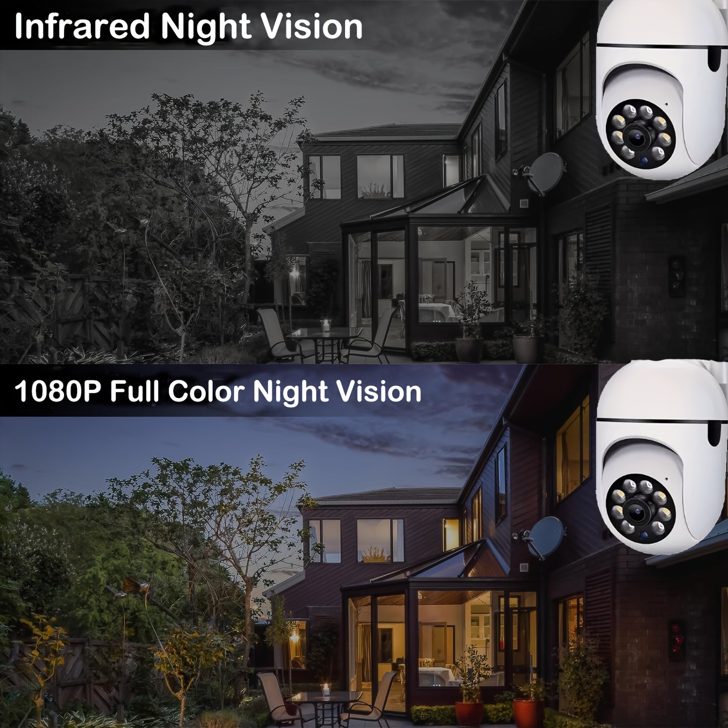 YI IOT 4pcs 2MP HD Wireless WiFi Home Camera Indoor, 1080p/360°/2.4GHz & 5GHz Dual Band Mini Security Cameras, With Audio, Two Way Talk, Automatic Humanoid Tracking, Smart Night Vision Camera