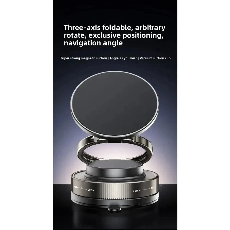 Premium Magnetic Phone Holder for car, 360° Rotatable, Foldable & Adjustable Magnetic Car Mount, , Compatible with iPhone & Other Phones