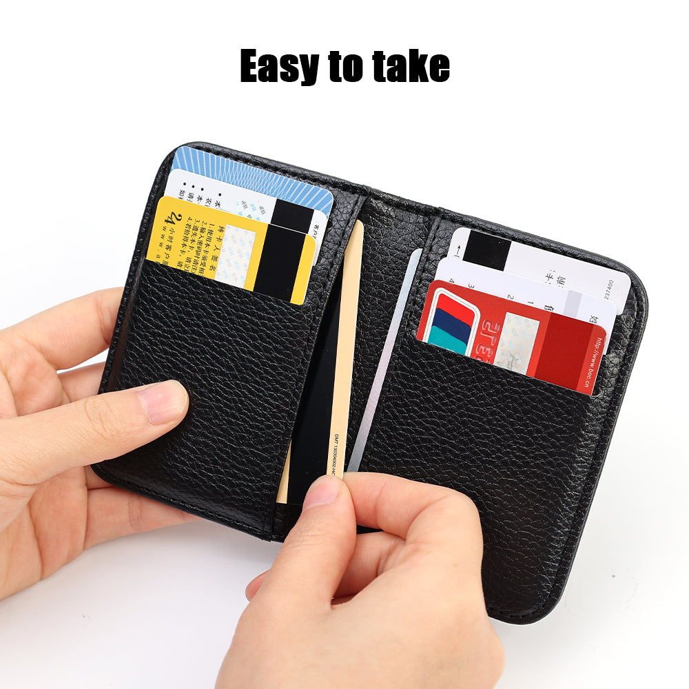 Portable Super Slim Soft Wallet PU Premium Leather Mini Credit Card Wallet Purse Card Holders Men Wallet Thin Small Short Wallets