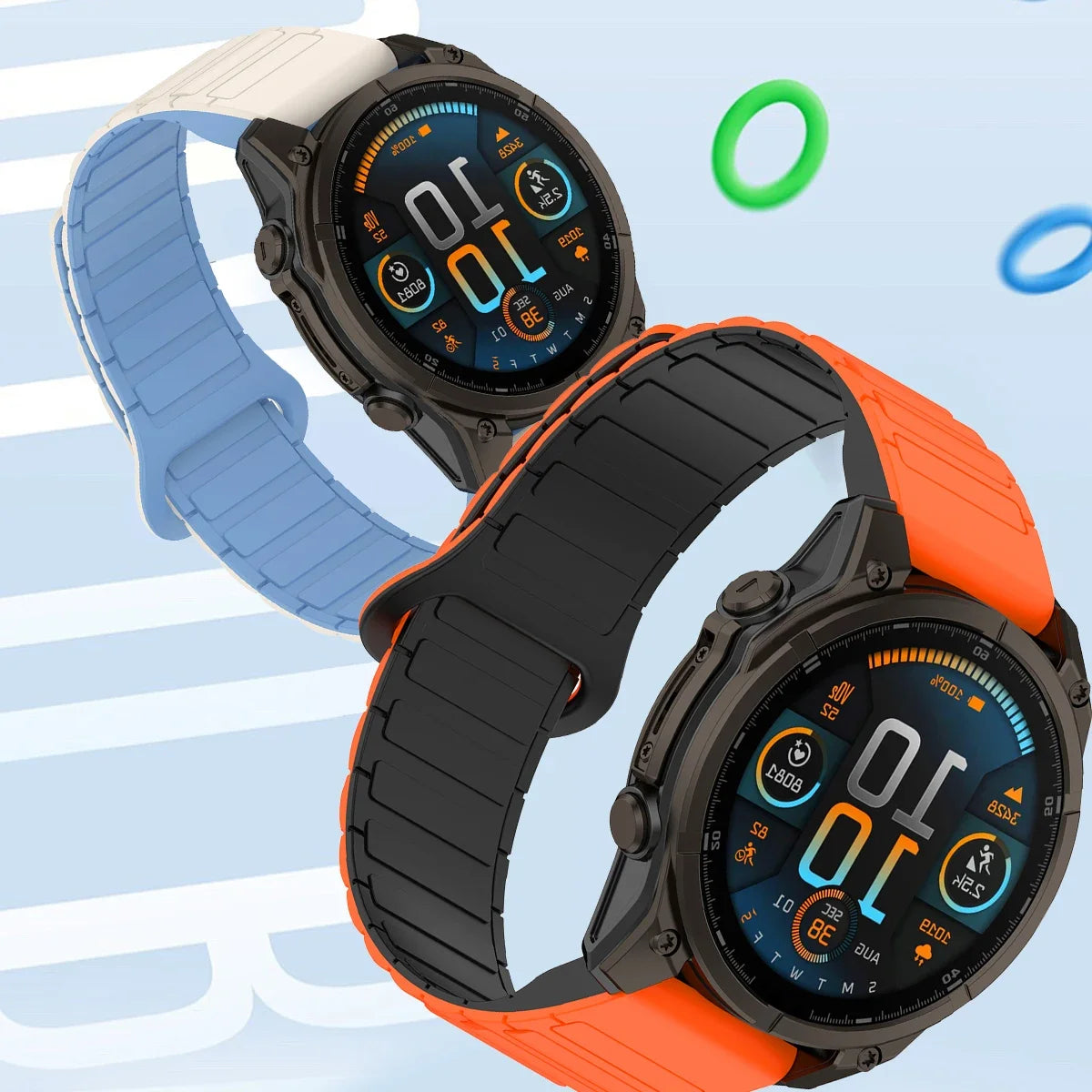 20mm 22mm 26mm Silicone Magnetic Strap for Garmin Fenix 8 7X 7 7Pro 7S 6X 6 6S 5X 5S Plus Forerunner 955 Enduro 2 Quick Fit Band