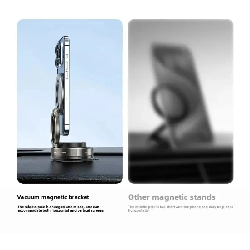 Premium Magnetic Phone Holder for car, 360° Rotatable, Foldable & Adjustable Magnetic Car Mount, , Compatible with iPhone & Other Phones