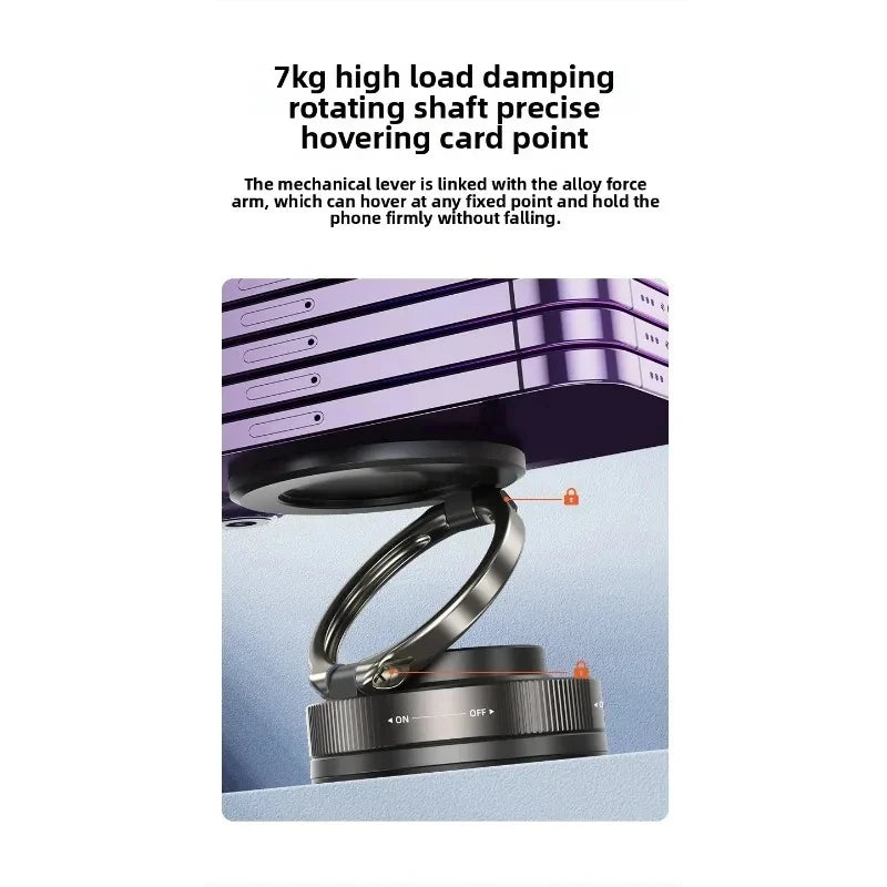 Premium Magnetic Phone Holder for car, 360° Rotatable, Foldable & Adjustable Magnetic Car Mount, , Compatible with iPhone & Other Phones