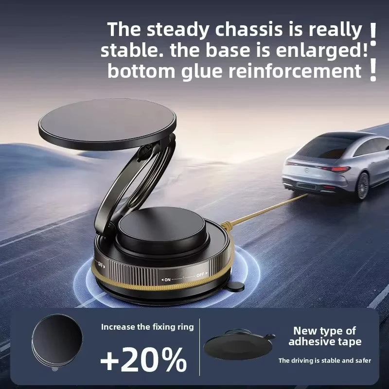 Premium Magnetic Phone Holder for car, 360° Rotatable, Foldable & Adjustable Magnetic Car Mount, , Compatible with iPhone & Other Phones