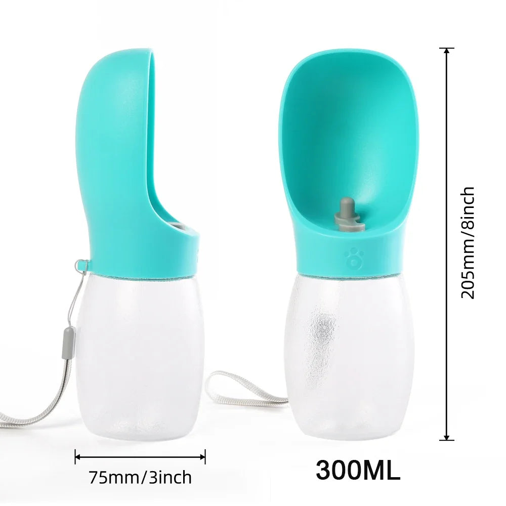 Pet Dog Water Bottle 300ML Puppy Drinking Bowls For Small Medium Dogs and Cats Hiking Portable Cat Feeder Golden Retriever Supplies