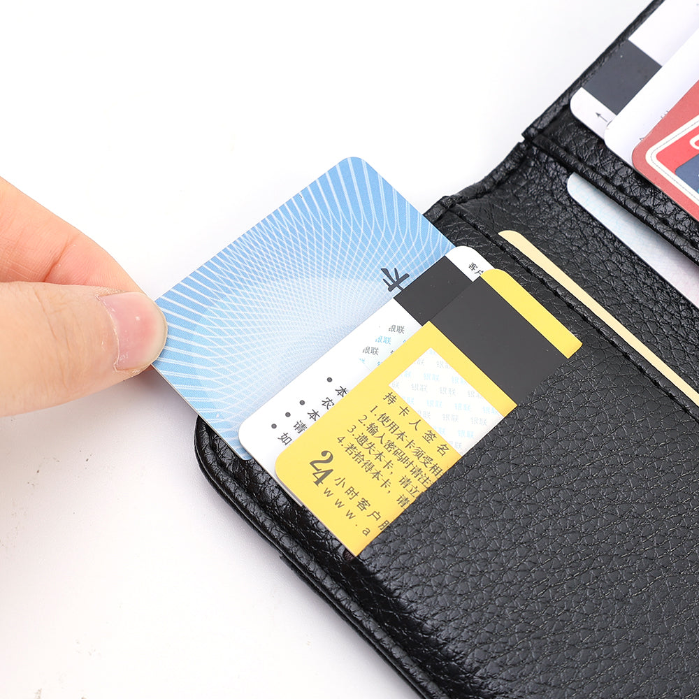 Portable Super Slim Soft Wallet PU Premium Leather Mini Credit Card Wallet Purse Card Holders Men Wallet Thin Small Short Wallets