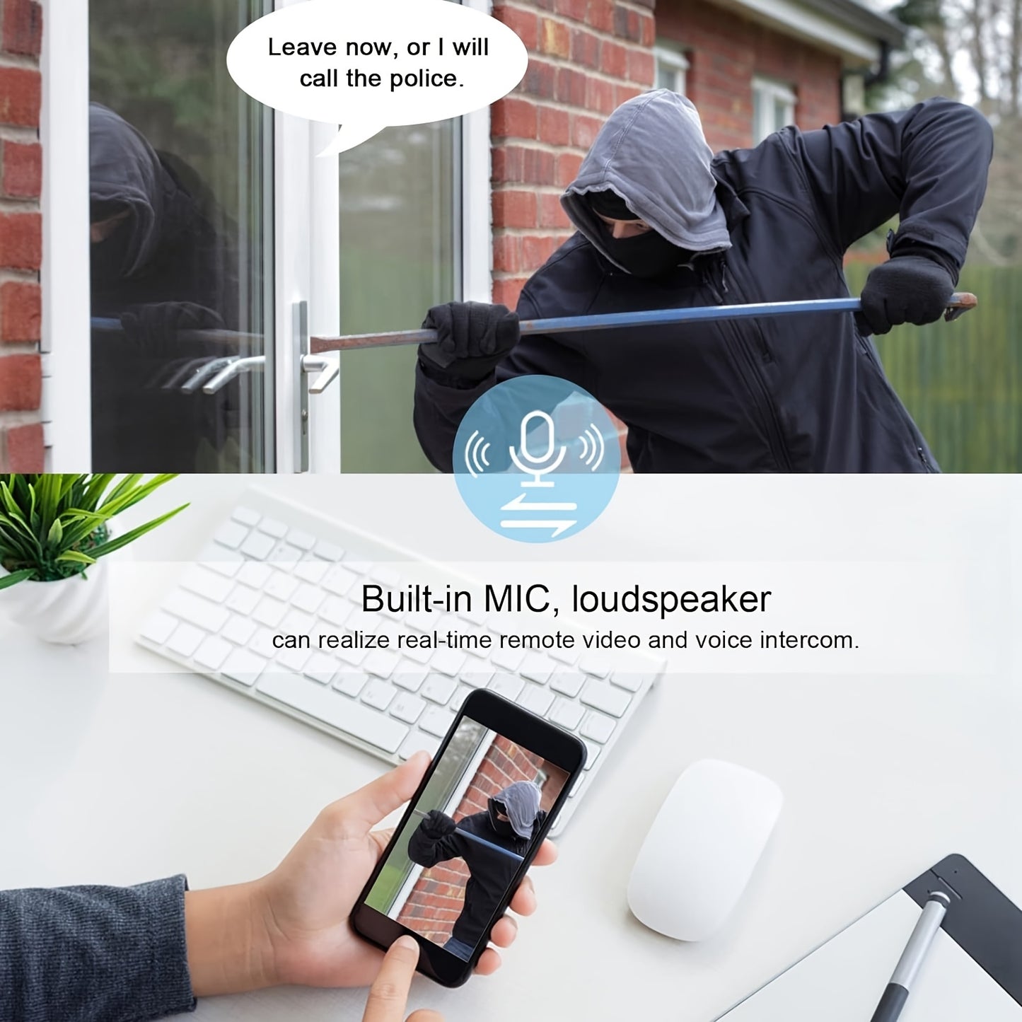 YI IOT 4pcs 2MP HD Wireless WiFi Home Camera Indoor, 1080p/360°/2.4GHz & 5GHz Dual Band Mini Security Cameras, With Audio, Two Way Talk, Automatic Humanoid Tracking, Smart Night Vision Camera